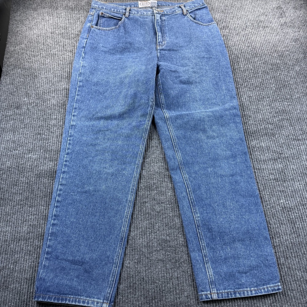 Carolina Blues Jeans Womens 16 Blue Medium Wash High Rise‎ Straight Denim 34x29